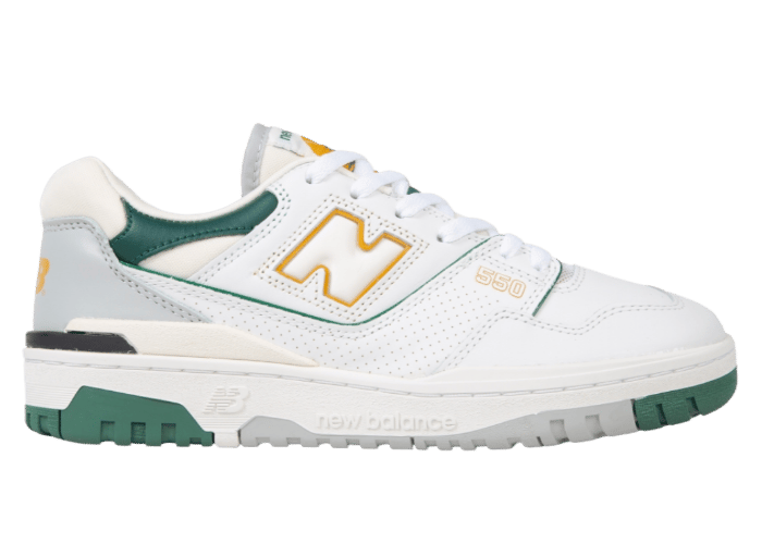 New Balance 550 White Nightwatch Green