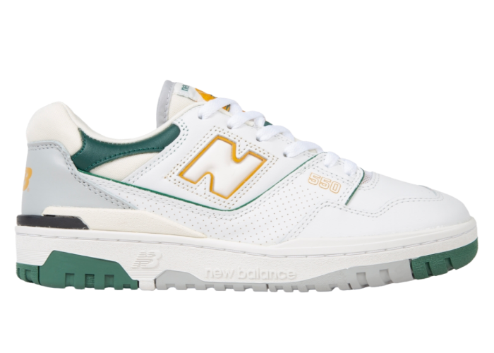 New Balance 550 White Nightwatch Green