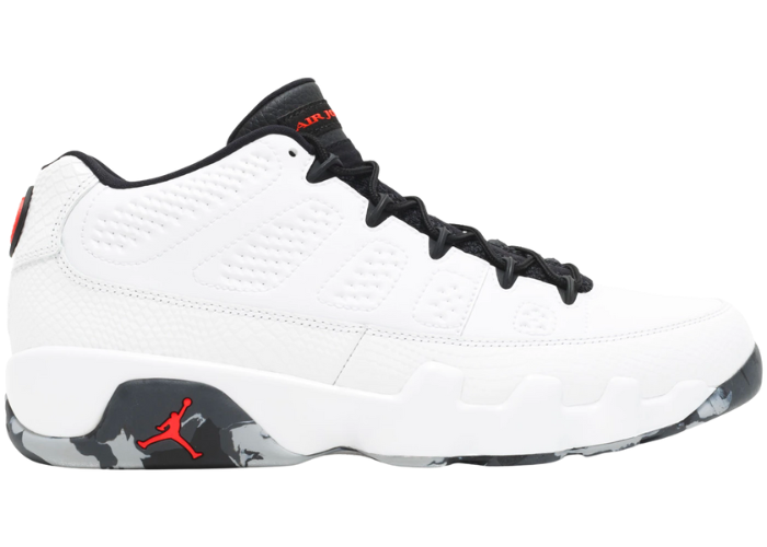 jordan 9 white low