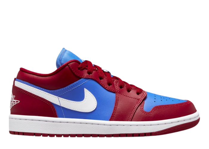 Jordan 1 Low Pomegranate Medium Blue (W)