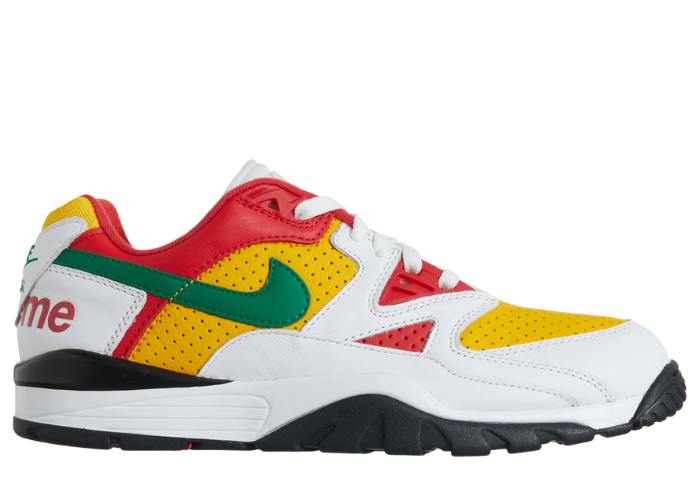 Nike Cross Trainer Low Supreme White Yellow Red