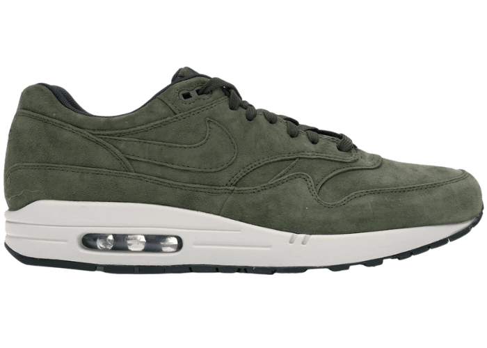 Nike Air Max 1 Olive Canvas Suede