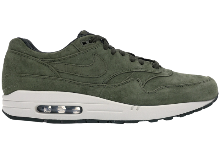 Nike Air Max 1 Olive Canvas Suede