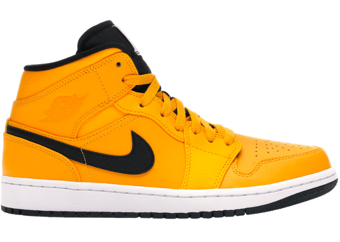 Jordan 1 Mid University Gold Black
