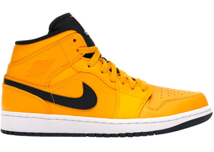 Jordan 1 Mid University Gold Black