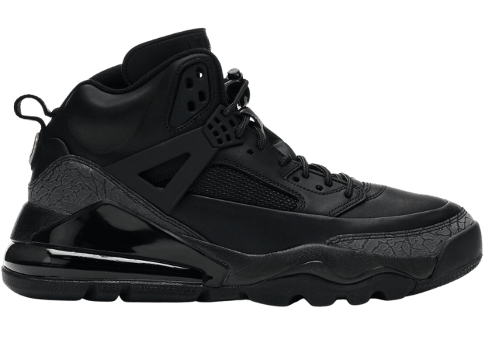 Air Jordan Spizike 270 Boot Triple Black