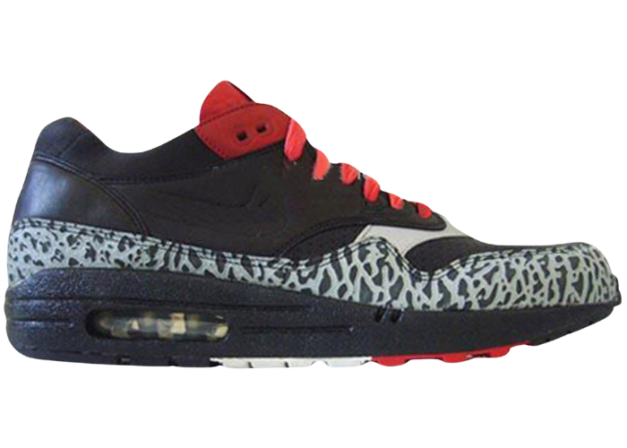 Nike Air Max 1 NL Premium Black Black Varsity Red (2005)