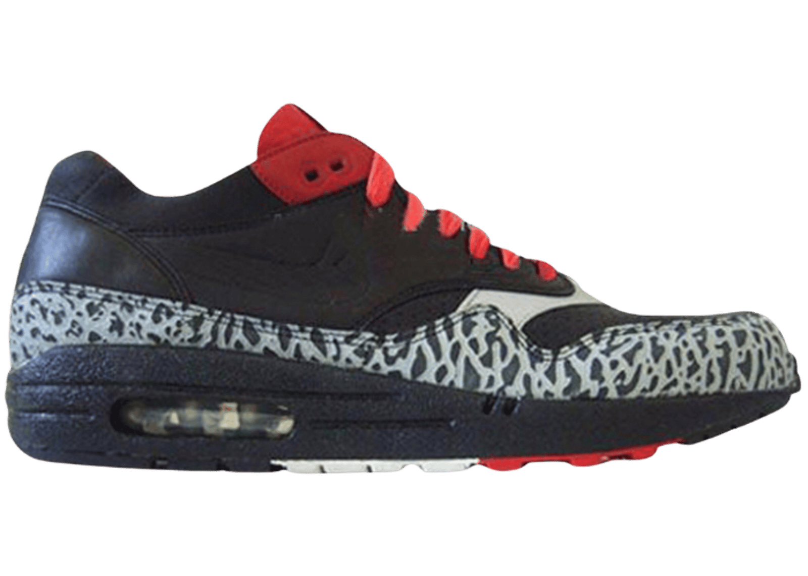 Nike Air Max 1 NL Premium Black Black Varsity Red (2005)