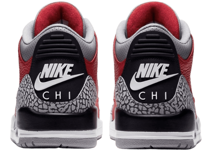 Air Jordan 3 Retro Fire Red Cement (Nike Chi) - CU2277-600