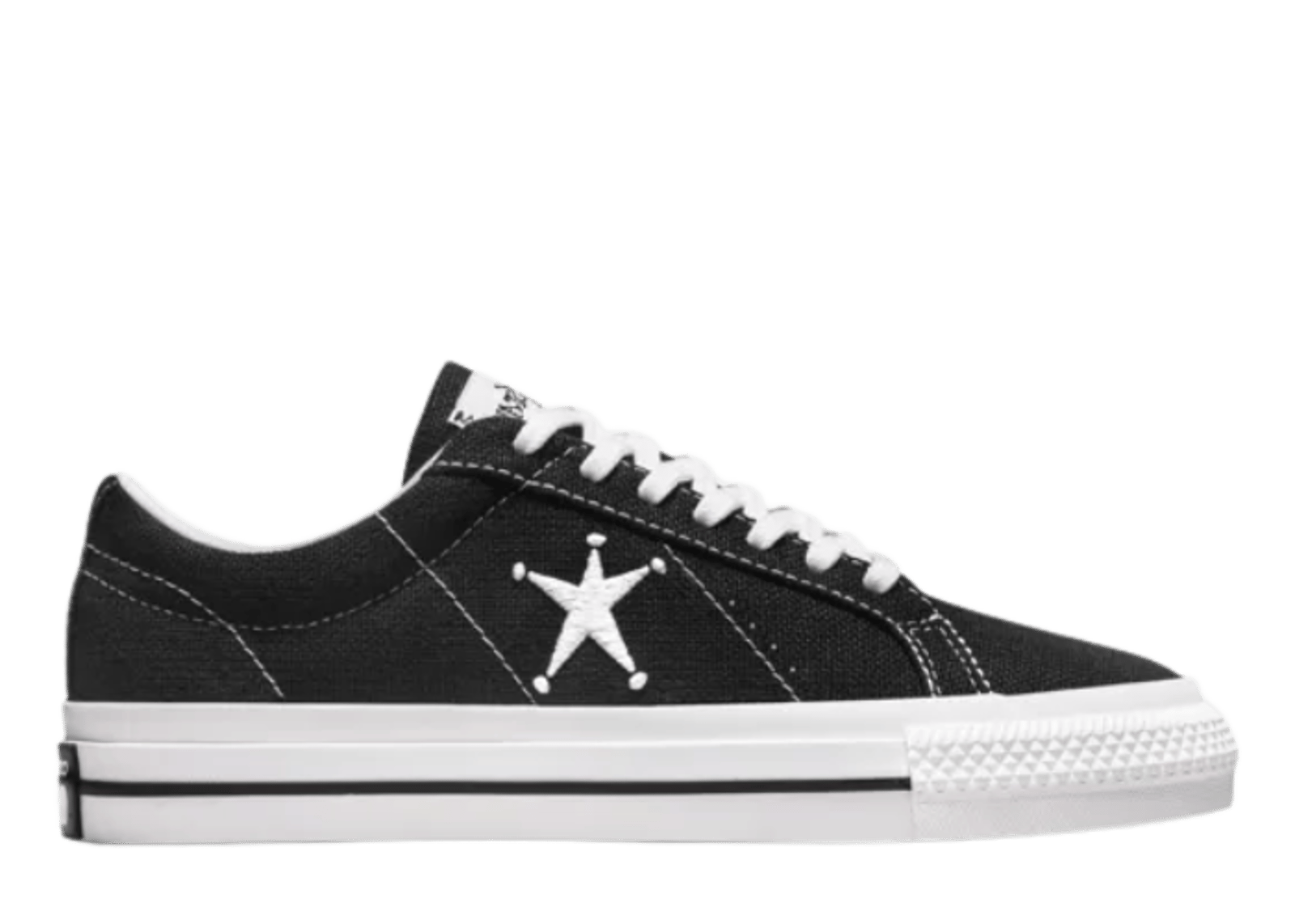 Converse One Star Low Stussy Black White