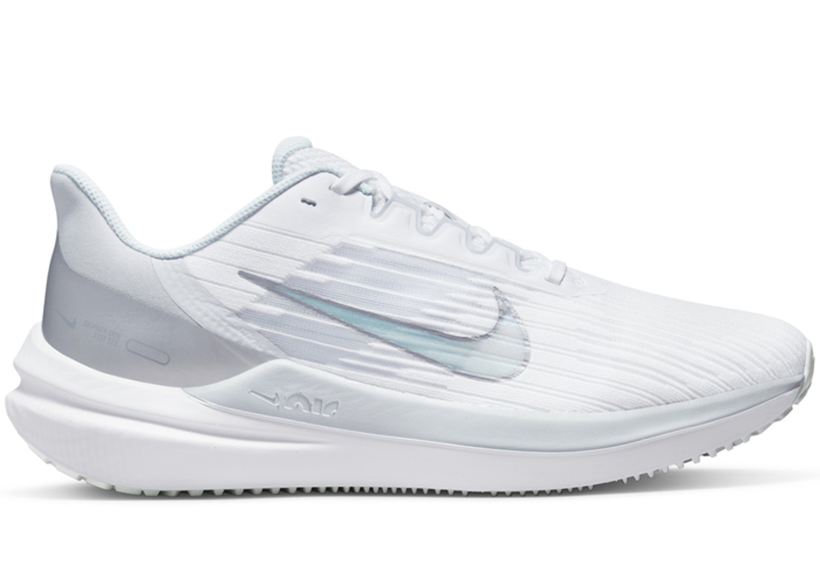 Nike Air Winflo 9 White Metallic Silver (W)