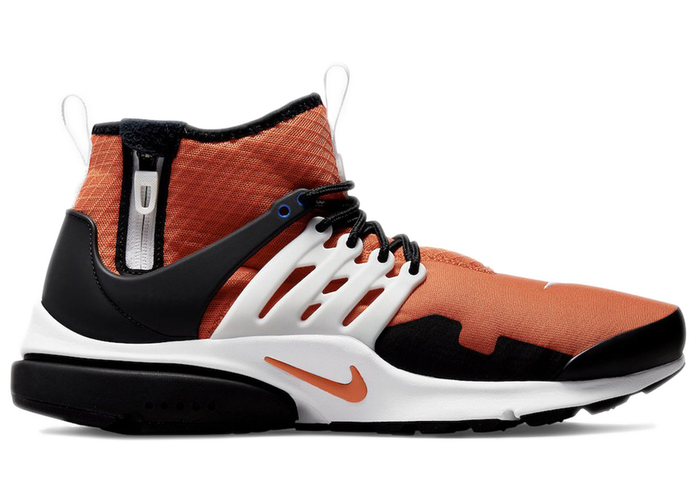 Nike Air Presto Mid Utility Black Orange