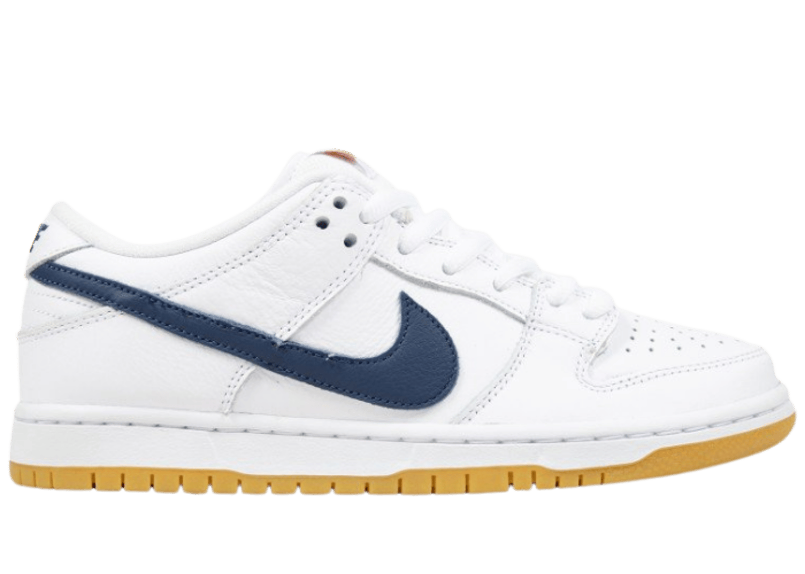 Nike SB Dunk Low Orange Label White Navy