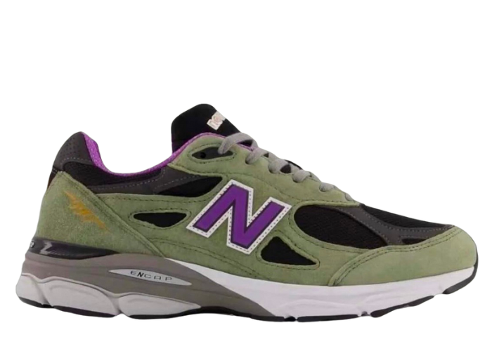 New Balance 990v3 Made In USA By Teddy Santis Green Purple