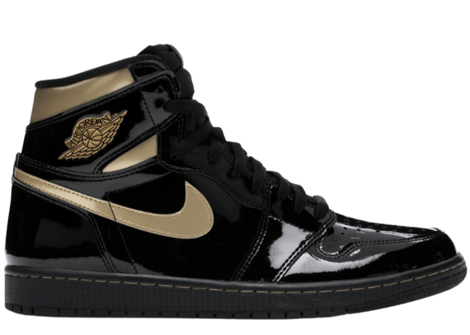 Air Jordan 1 Retro High Black Metallic Gold