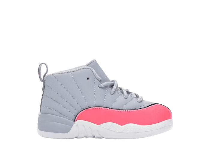 Air Jordan 12 Retro Wolf Grey Racer Pink (TD)