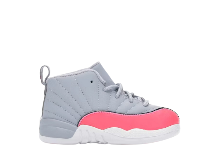 Air Jordan 12 Retro Wolf Grey Racer Pink (TD)