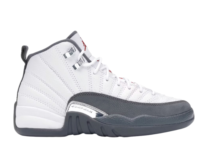 Air Jordan 12 Retro White Dark Grey (GS)