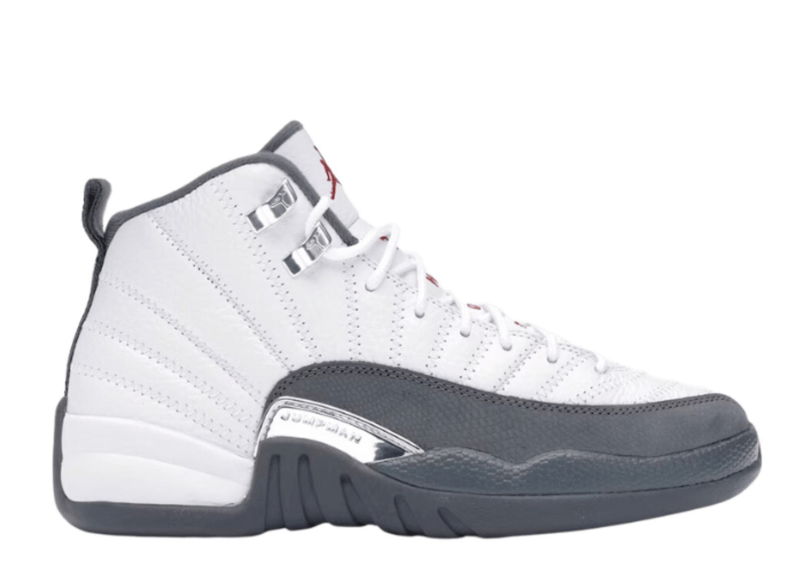 Air Jordan 12 Retro White Dark Grey (GS) 153265-160
