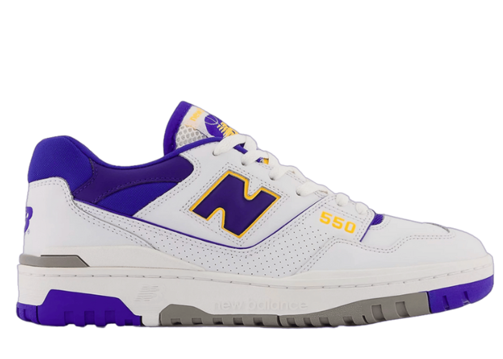 New Balance 550 Lakers White Purple
