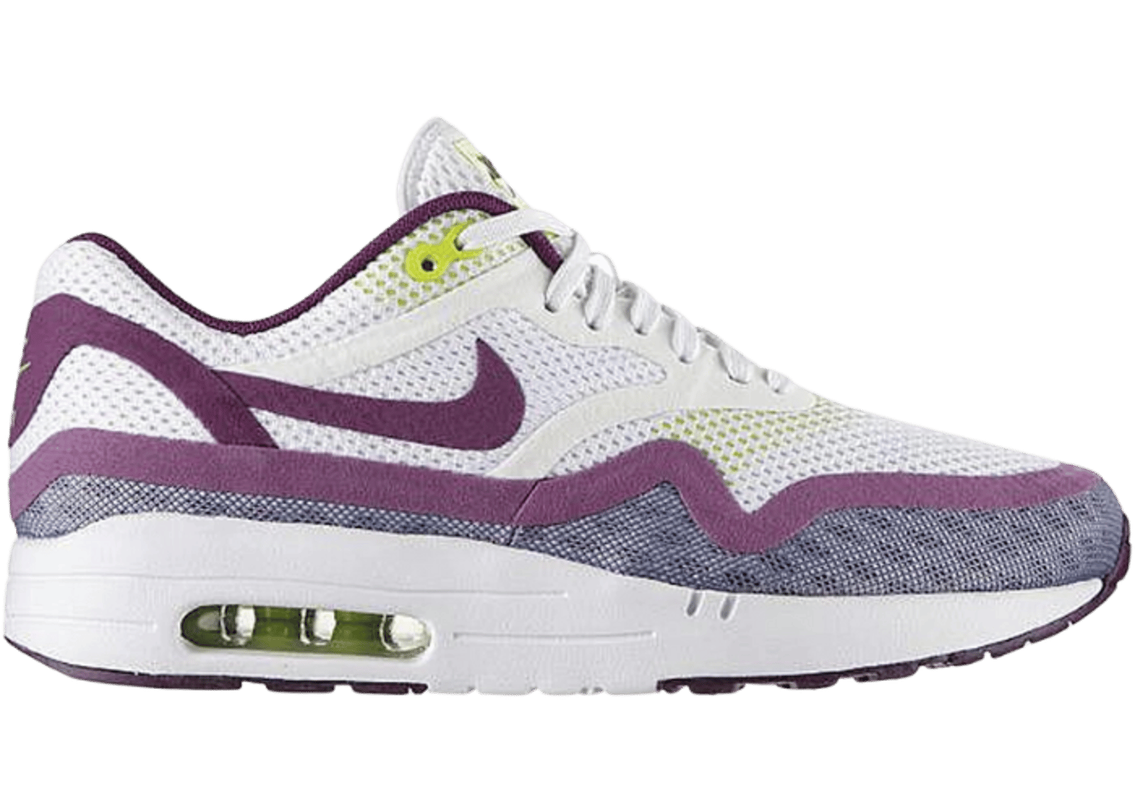 Nike Air Max 1 BR White Bright Grape Venom Green (W)