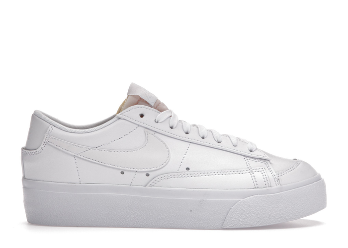 Nike Blazer Low Platform Triple White (W)