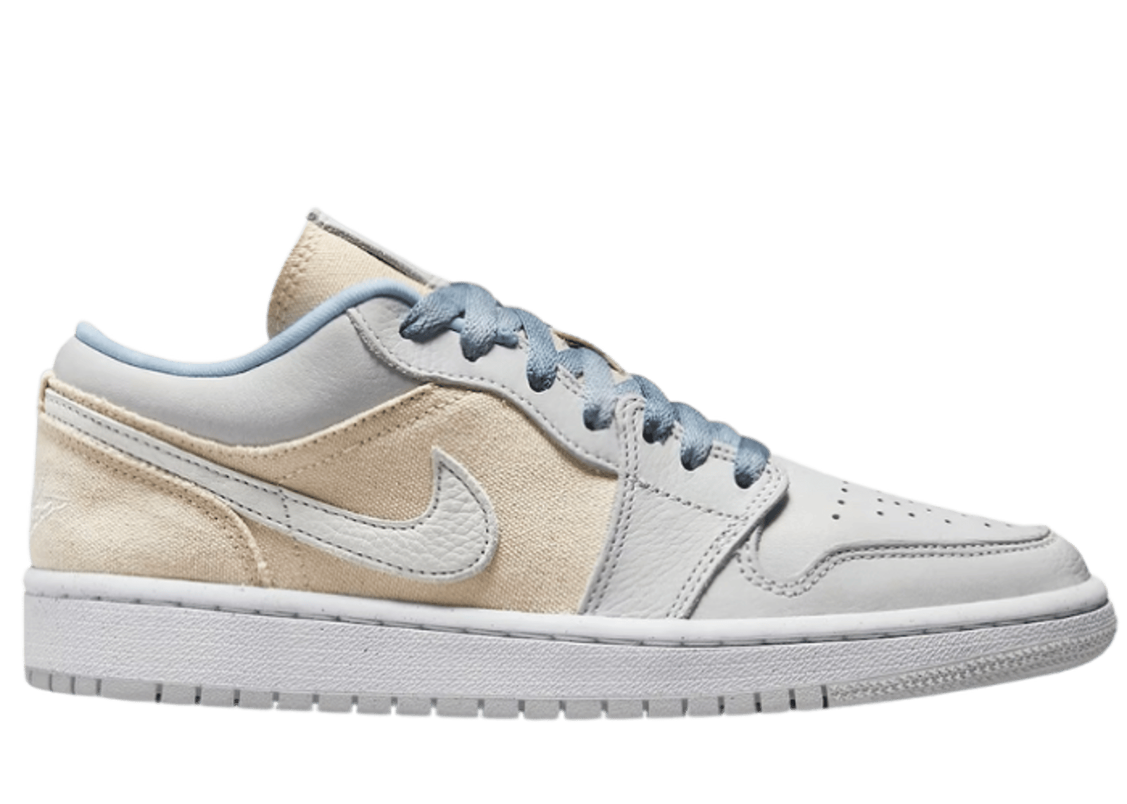 Jordan 1 Low Canvas Grey Cream (W)