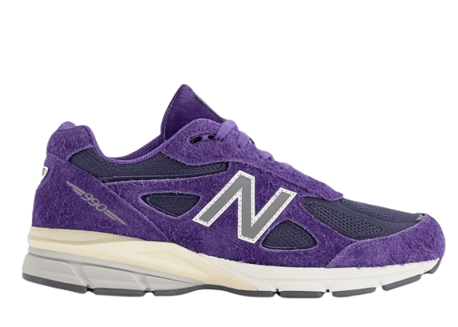 New Balance 990v4 Made In USA By Teddy Santis Purple Suede