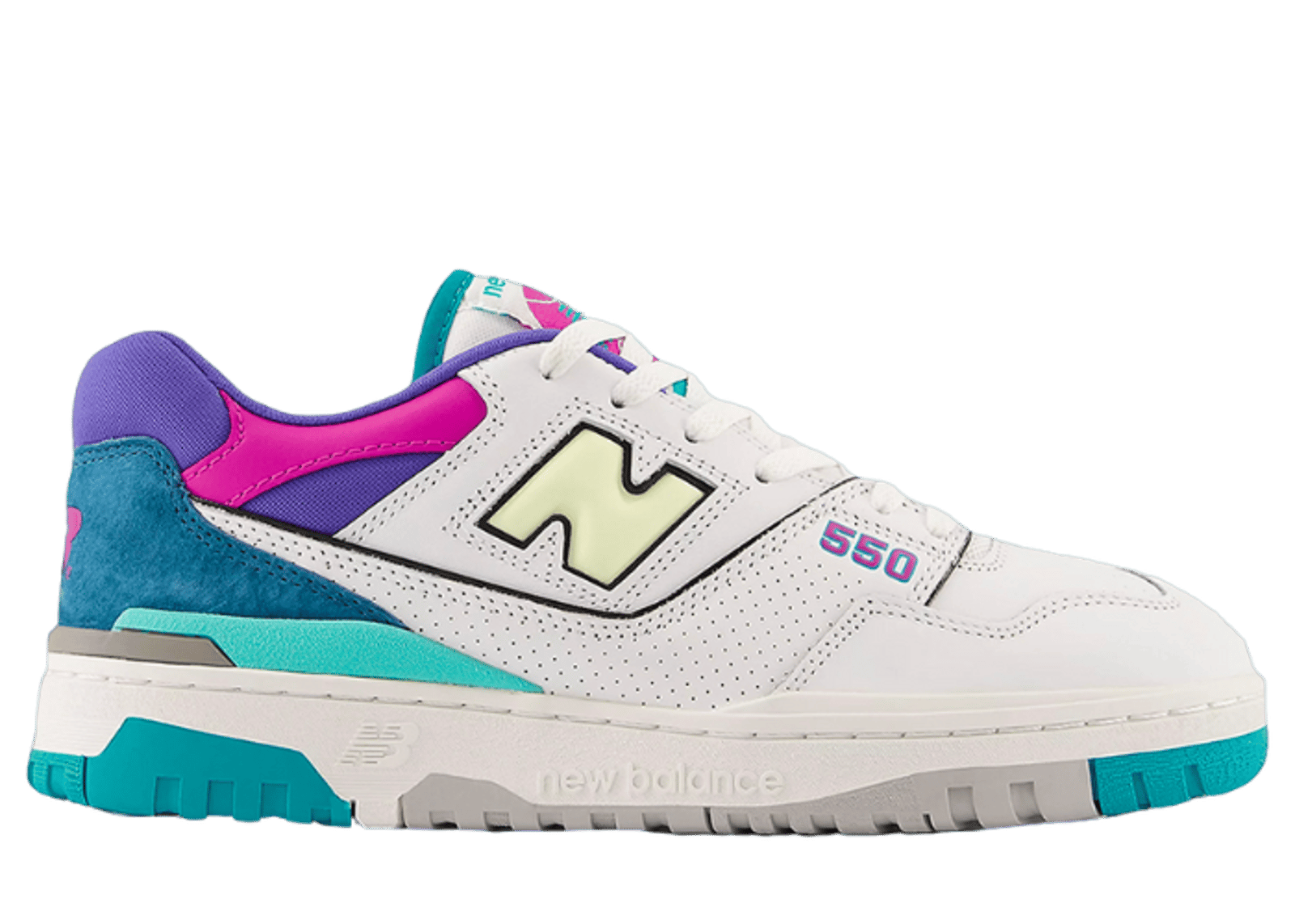 New Balance 550 Teal Pink