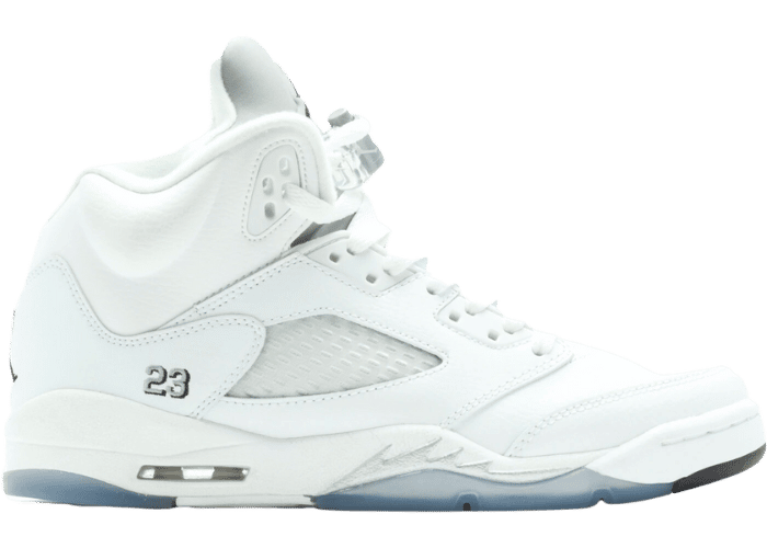 Air Jordan 5 Retro Metallic White (2015) (GS) - 440888-130
