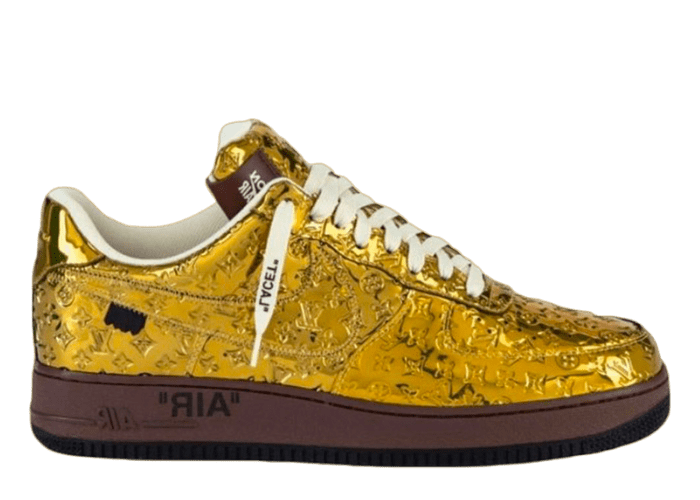 Nike Air Force 1 Low Louis Vuitton Metallic Gold