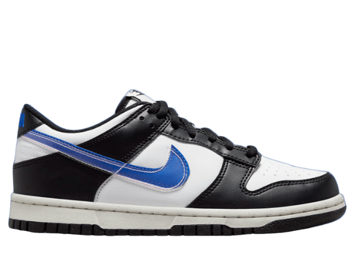 Nike Dunk Low NN TPU Swoosh White Black Royal (GS)