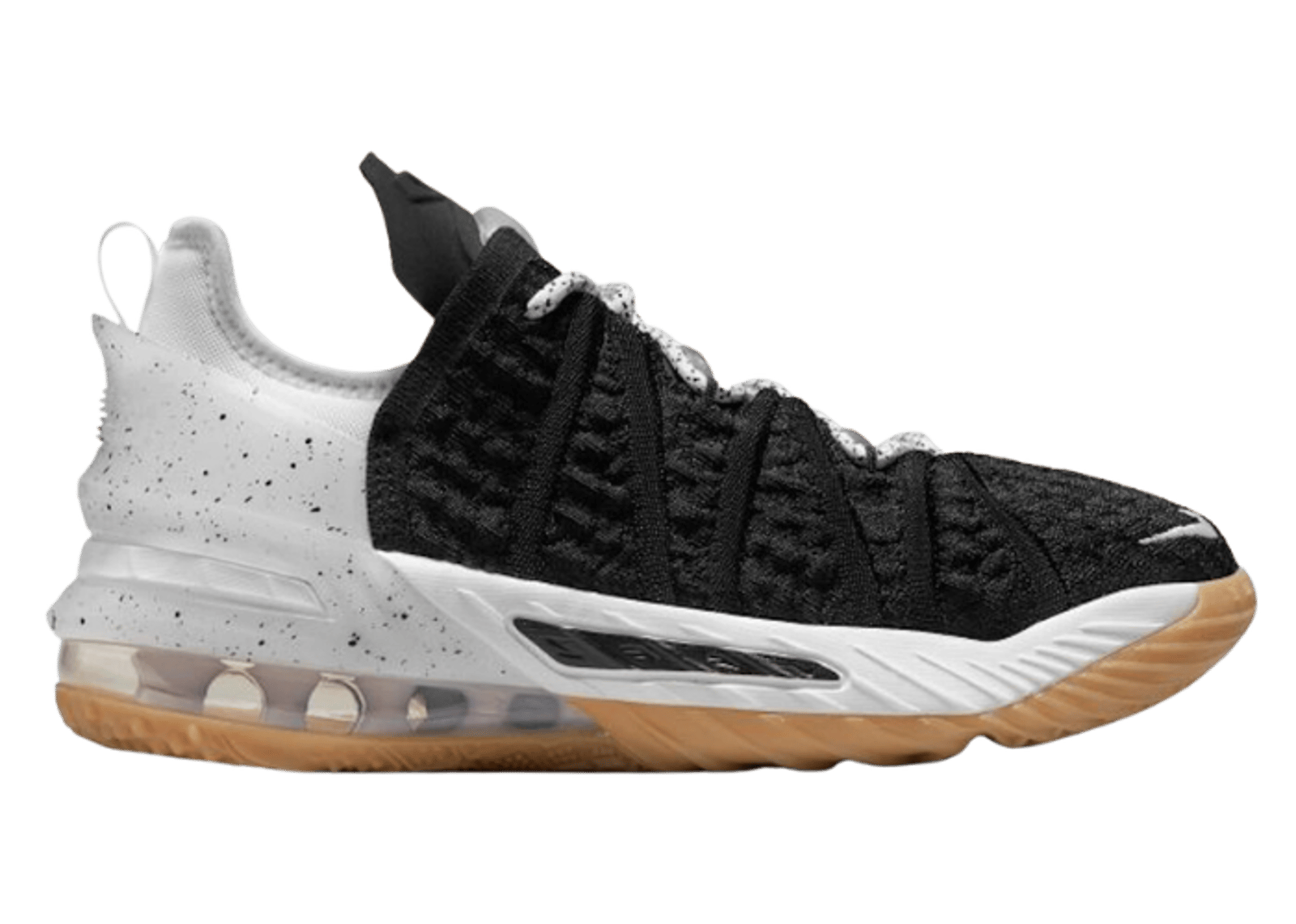 Nike LeBron 18 Black White Gum (GS)