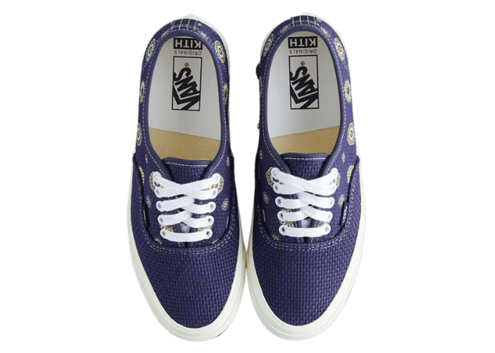 Vans OG Authentic LX Needlepoint Kith Navy