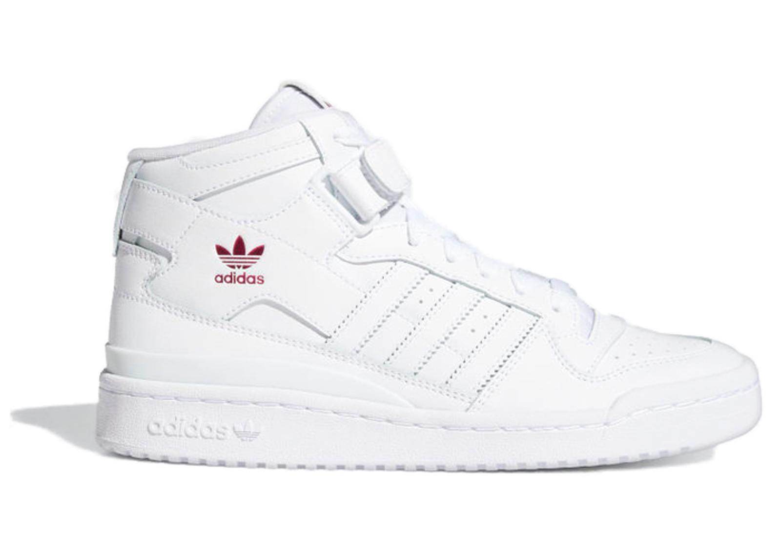 adidas Forum Mid White Shock Pink (W)