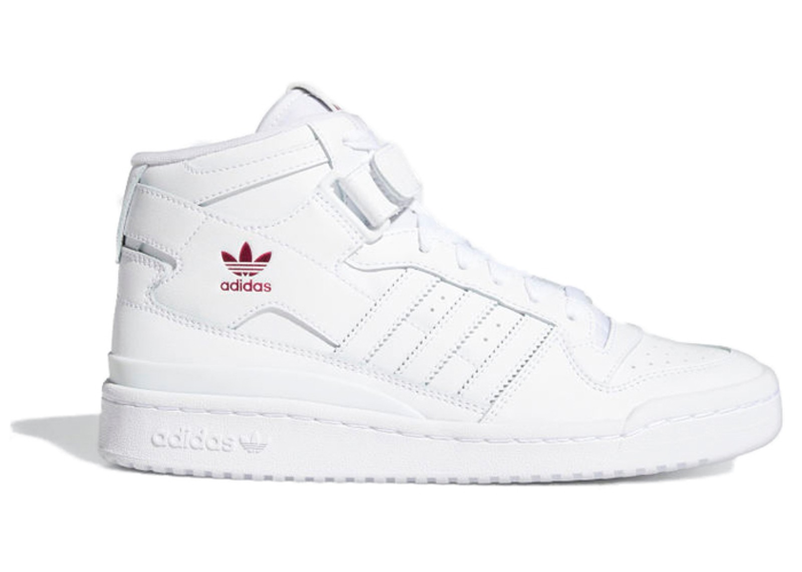 adidas Forum Mid White Shock Pink (W)