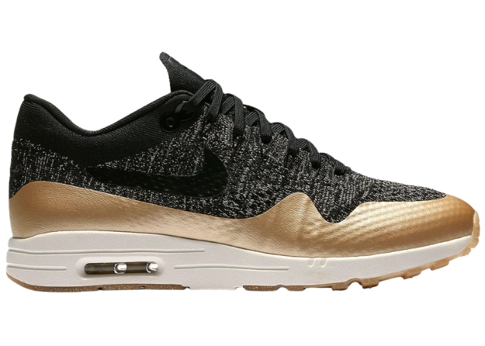 Nike Air Max 1 Ultra Flyknit Metallic Gold (W)