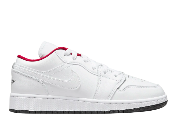 Jordan 1 Low White Red (GS)