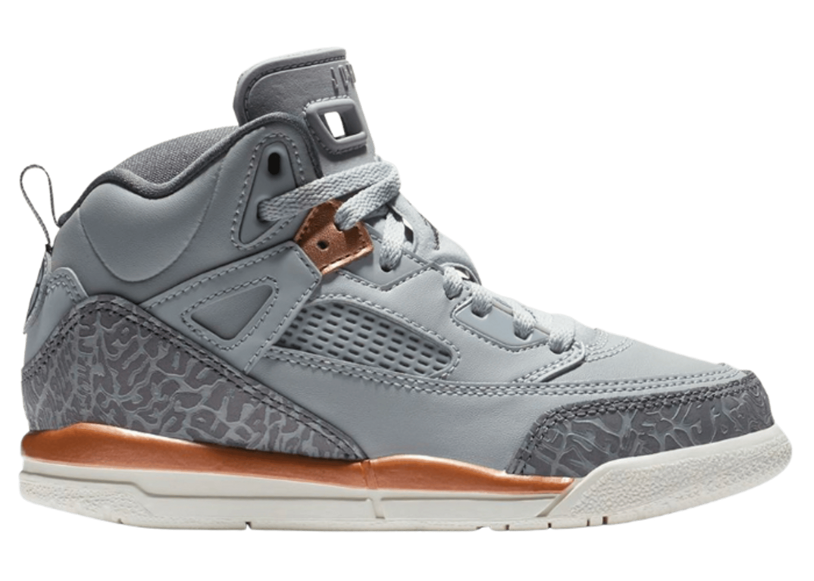 Air Jordan Spizike Wolf Grey Metallic Red Bronze (PS)