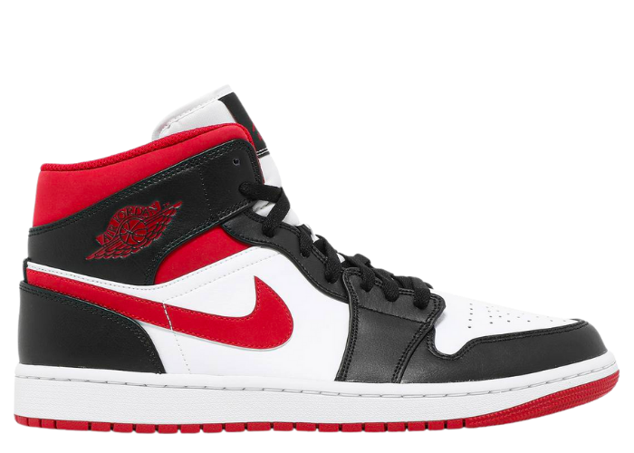 Jordan 1 Mid Gym Red Black White