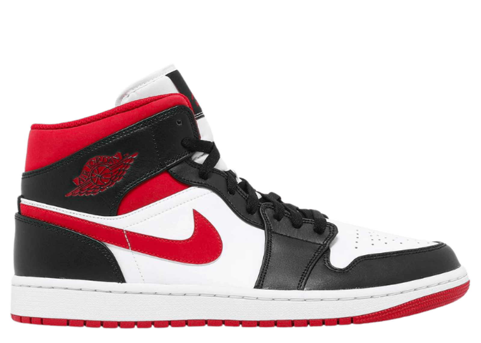 Jordan 1 Mid Gym Red Black White