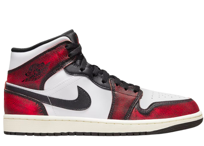 Jordan 1 Mid Wear-Away Chicago