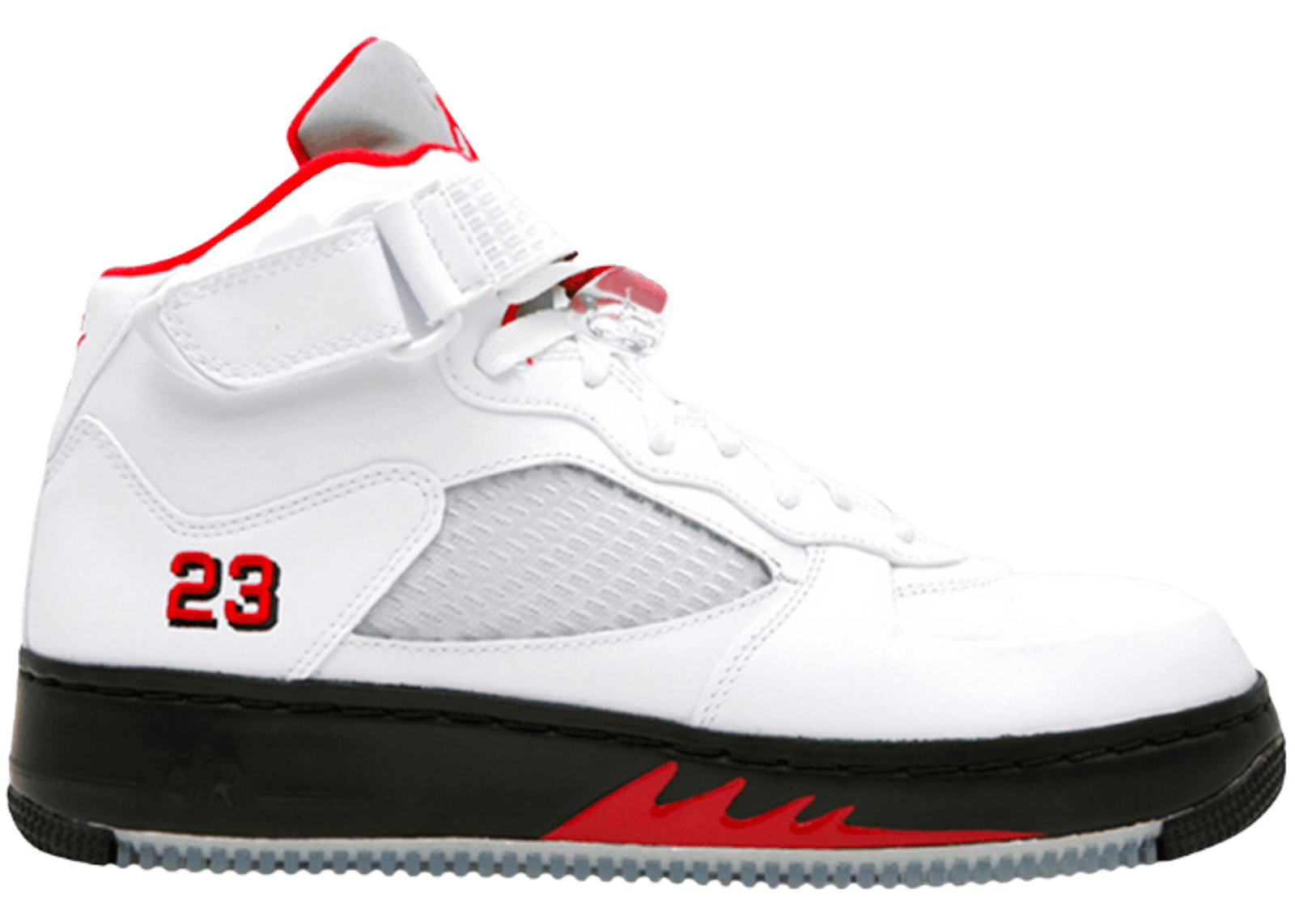 Air Jordan 5 Fusion Varsity White Red