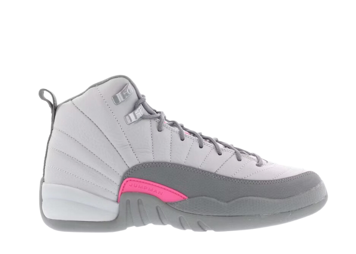 Air Jordan 12 Retro Wolf Grey Vivid Pink (GS)