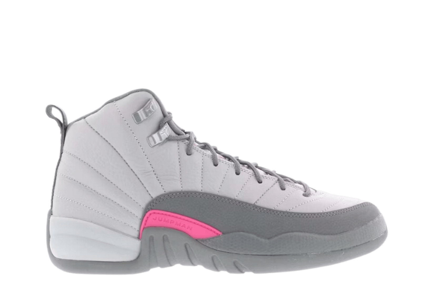 Air Jordan 12 Retro Wolf Grey Vivid Pink (GS) 510815-029