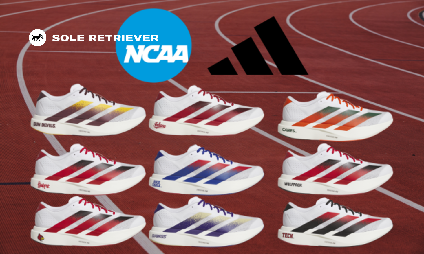 The adidas Adizero Evo SL Appears in Ten Collegiate Colorways