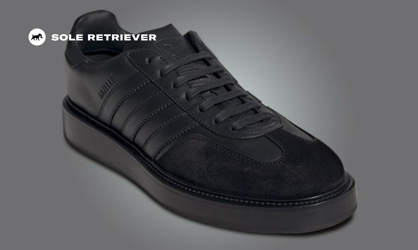 This adidas Gazelle Indoor Core Black is Made in Italy