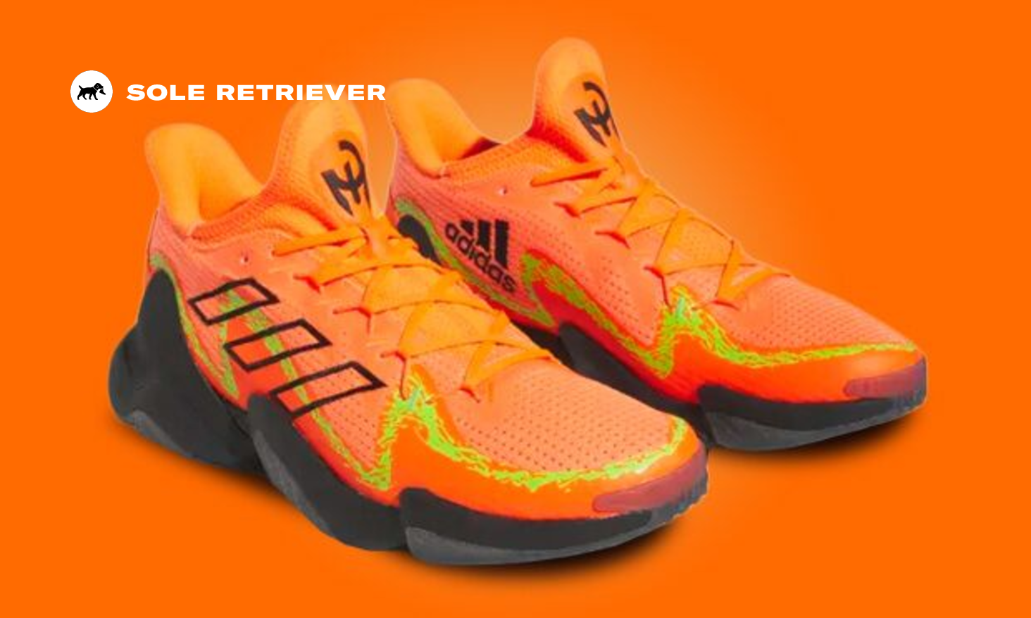 The adidas Mahomes 1 Impact FLX Goes Solar Orange