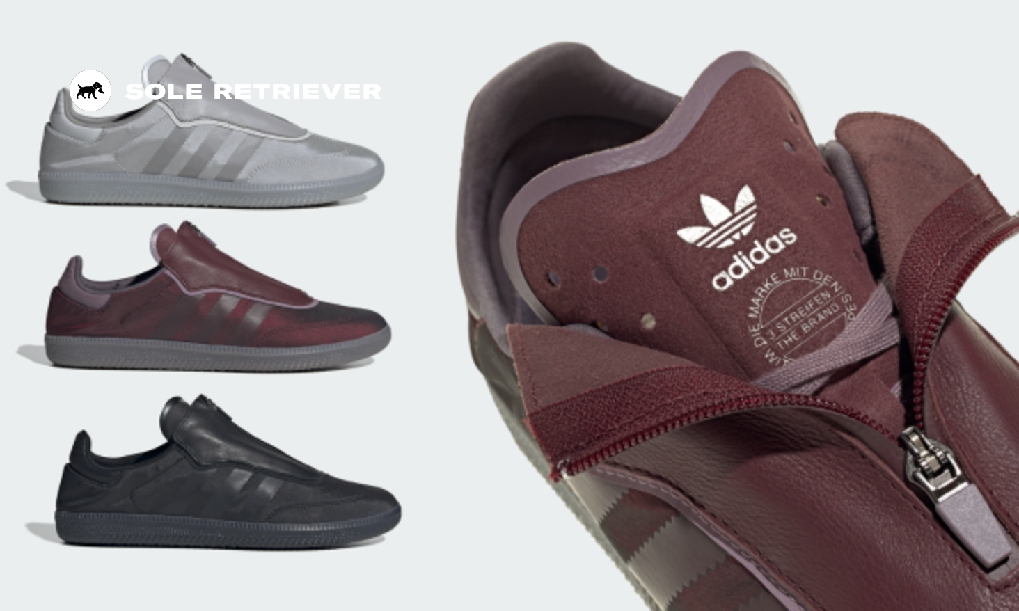 美品！adidas Samba ２５cm adidas Gears Up for Winter With the Samba Decon Zipper Pack