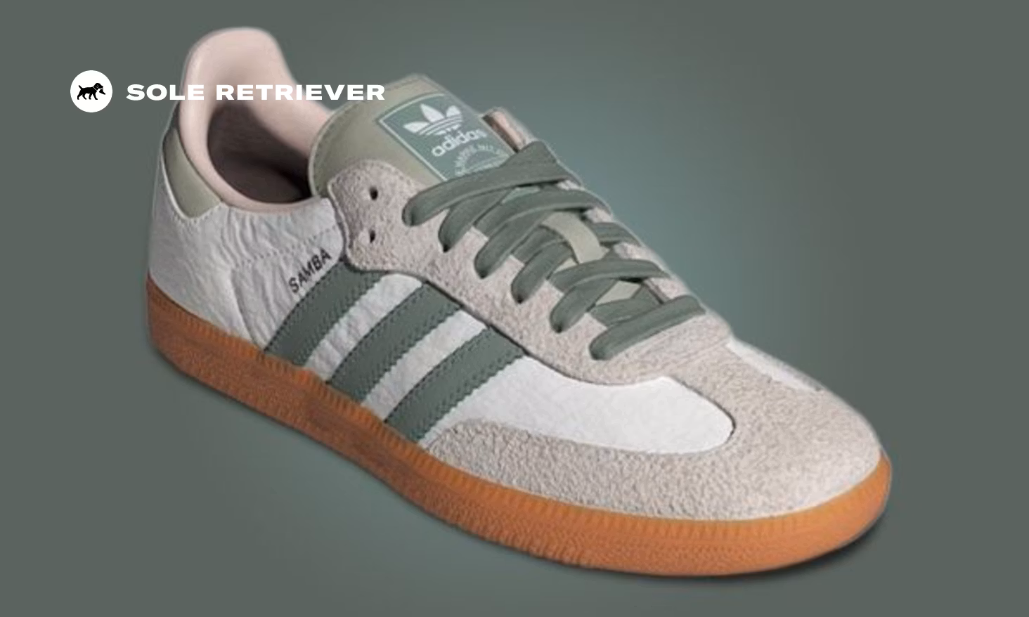 adidas samba OGホワイト／グリーン adidas Samba OG Shoes - White | Free Shipping with adiClub